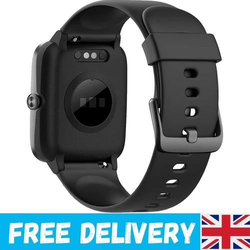 19mm black silicone watch - 19mm,